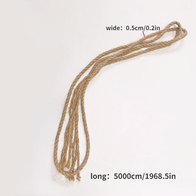 50m Cat Scratching Post Sisal Rope DIY Table Furniture Leg Decoration
