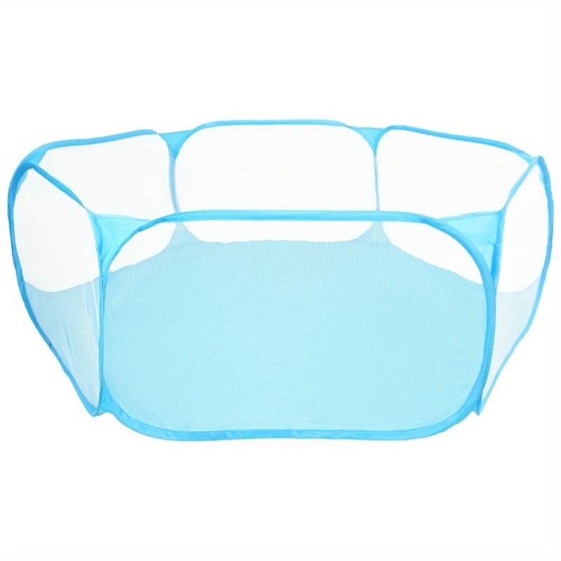 Portable Pet Playpen Foldable Mesh Fence for Dogs Cats Small Animals
