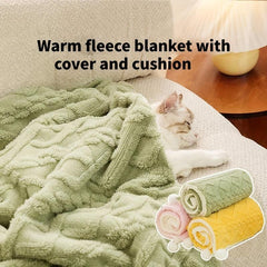Warm and Cozy Cat Blanket Plush Pet Sleeping Mat