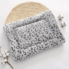 Leopard Print Pet Bed Mat Blanket for Cats & Dogs