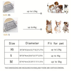 Leopard Print Pet Bed Mat Blanket for Cats & Dogs
