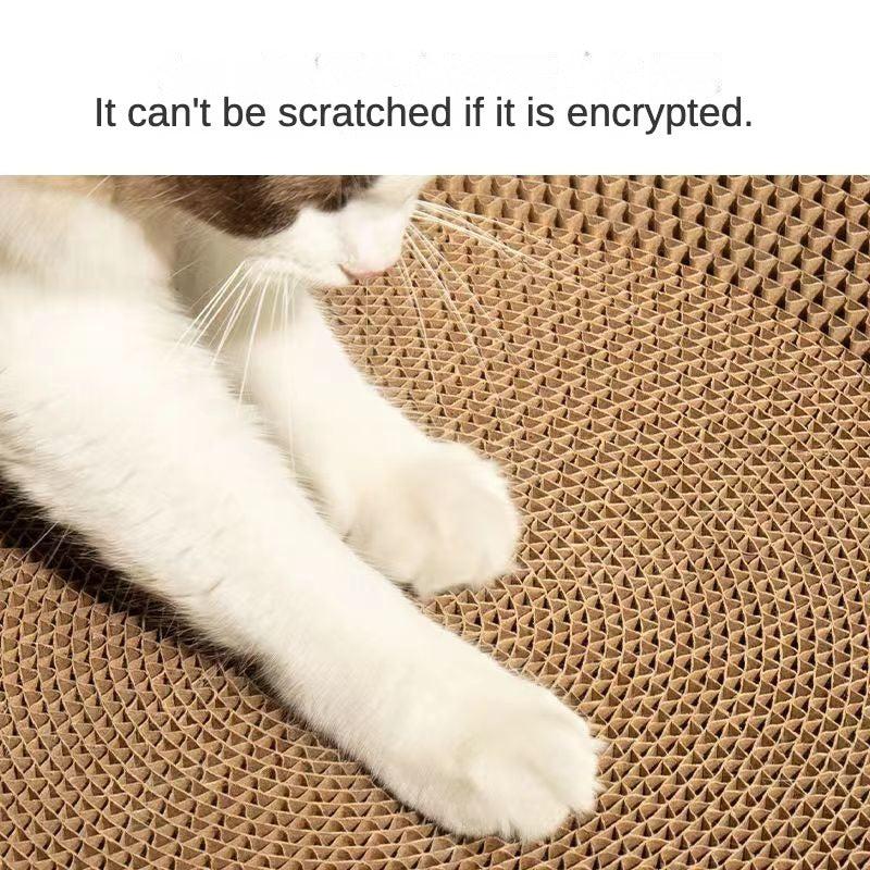 Oval Shaped Cat Scratching Board Bed Nest Durable & Wear Resistant