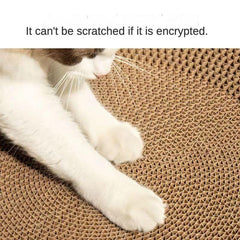 Oval Shaped Cat Scratching Board Bed Nest Durable & Wear Resistant