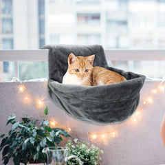 Cat Plush Radiator Bag Hanging Bed Iron Frame Warm Hammock Style Home Cradle