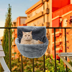Cat Plush Radiator Bag Hanging Bed Iron Frame Warm Hammock Style Home Cradle