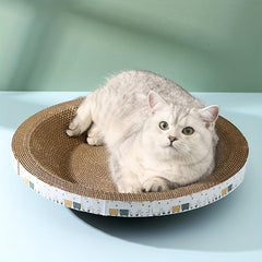 Cat Scratcher Cardboard Bowl Shape Scratch Pad Lounge Bed