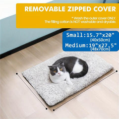 Self Heating Dog Cat Bed Warm Thermal Pet Pad Indoor Outdoor Pets
