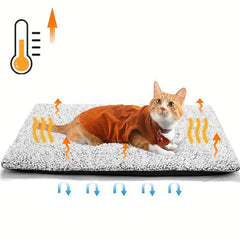 Self Heating Dog Cat Bed Warm Thermal Pet Pad Indoor Outdoor Pets