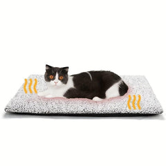 Self Heating Dog Cat Bed Warm Thermal Pet Pad Indoor Outdoor Pets