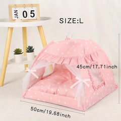 Cozy Lace Tent for Cats & Dogs