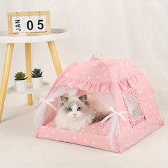 Cozy Lace Tent for Cats & Dogs