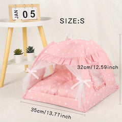 Cozy Lace Tent for Cats & Dogs
