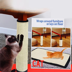 Christmas Tree Cat Scratcher Pad Indoor Scratching Post with Mouse Toy