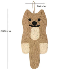Christmas Tree Cat Scratcher Pad Indoor Scratching Post with Mouse Toy