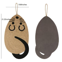 Christmas Tree Cat Scratcher Pad Indoor Scratching Post with Mouse Toy