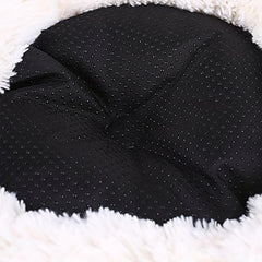 Washable Indoor Cat Bed Soft Plush Pet Mat Waterproof Bottom