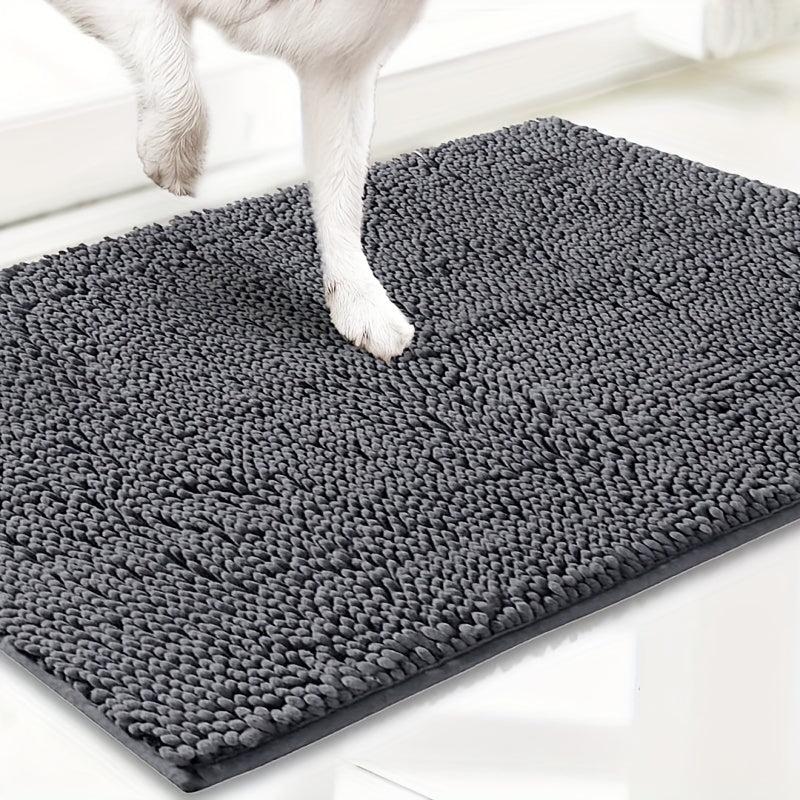 Absorbent Microfiber Pet Bath Rug Non-slip Washable Floor Mat