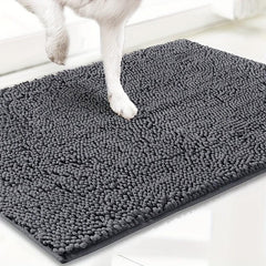 Absorbent Microfiber Pet Bath Rug Non-slip Washable Floor Mat