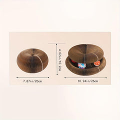 Interactive Cat Scratch Board & Ball Toy - Foldable Scratching Mat