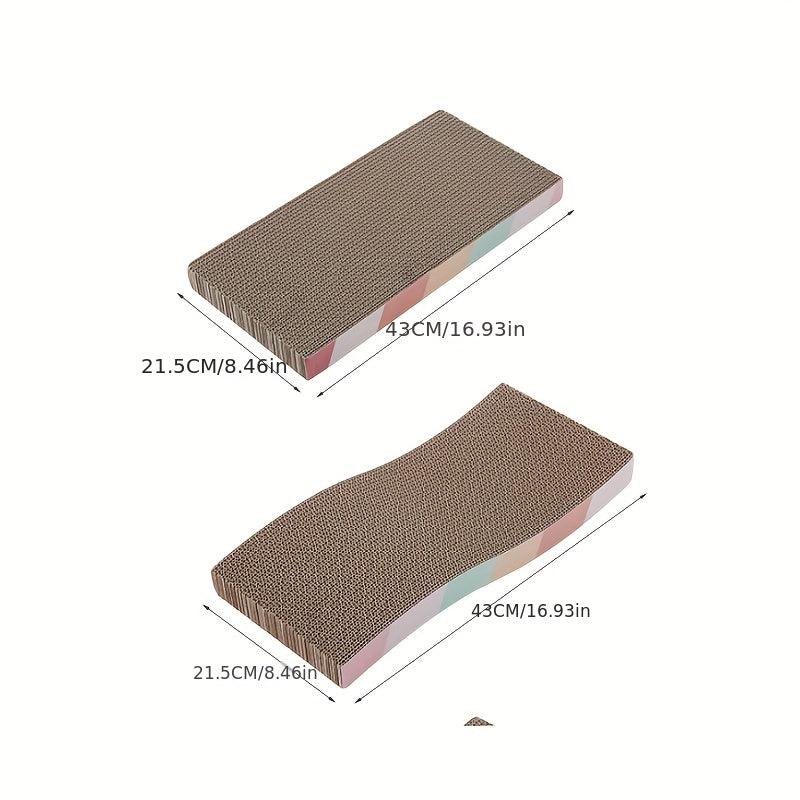 Durable Double Sided Cat Scratch Pad Cardboard Toy