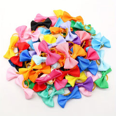 30pcs Pet Hair Accessories Solid Hair Ties for Dogs & Cats