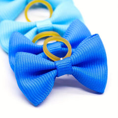 30pcs Pet Hair Accessories Solid Hair Ties for Dogs & Cats