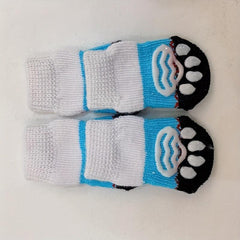 Non Slip Cartoon Cat Socks for Indoor & Outdoor Pet Wear