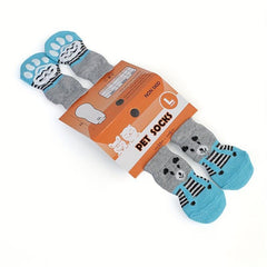Non Slip Cartoon Cat Socks for Indoor & Outdoor Pet Wear