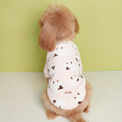 Cartoon Animals Pet Flannel Sweater for Autumn and Winter