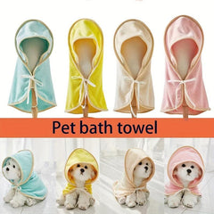 Soft Pet Drying Towel for Bath Time, Absorbent and Pampering