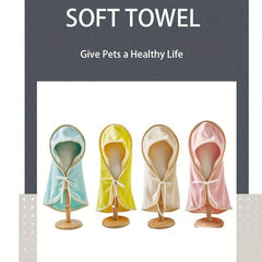 Soft Pet Drying Towel for Bath Time, Absorbent and Pampering