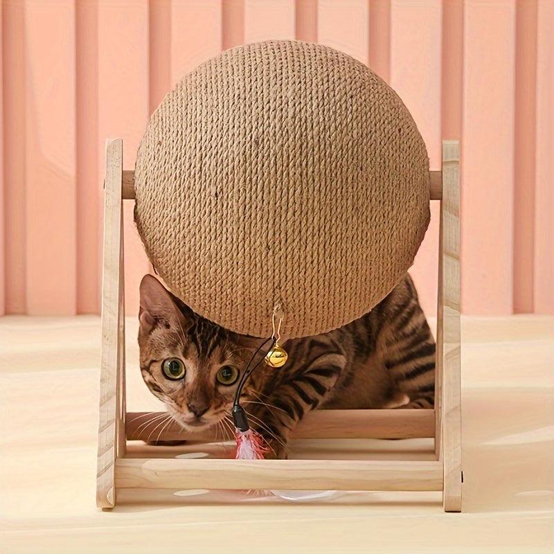 Cat Scratching Board Sisal Rope Scratch Ball Toy