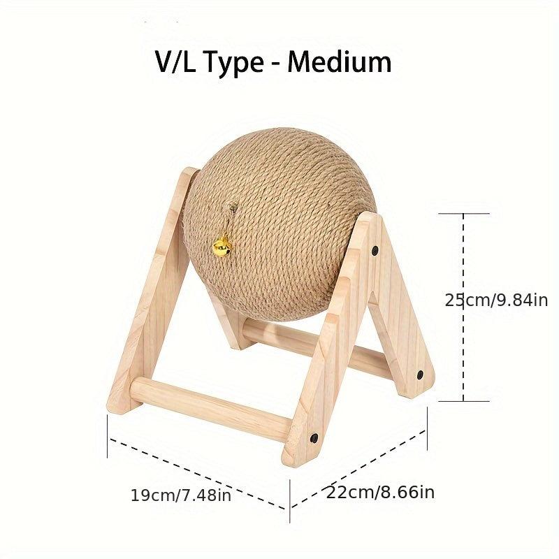 Cat Scratching Board Sisal Rope Scratch Ball Toy