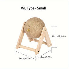 Cat Scratching Board Sisal Rope Scratch Ball Toy