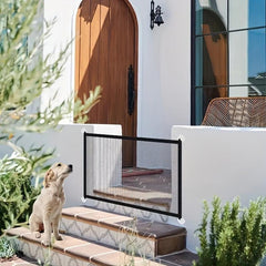 Pet Safe Mesh Fence Portable Safety Gate For Stairs Doorways
