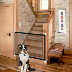 Pet Safe Mesh Fence Portable Safety Gate For Stairs Doorways
