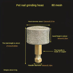 Dog Nail Grinder Replacement Head Rotary Nail Grinder Bits For Dogs