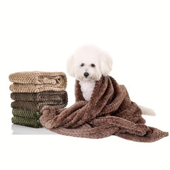 Thick Warm Pet Blanket for Autumn & Winter Dog Sleeping Mat