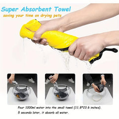 XL Dog Towels Absorbent Soft Microfiber Pet Bath Grooming Towel