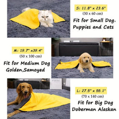 XL Dog Towels Absorbent Soft Microfiber Pet Bath Grooming Towel
