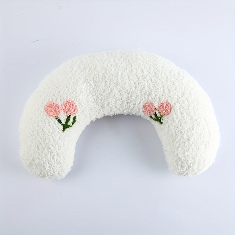 Soft U-Shaped Cat Pillow for Deep Sleep