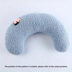 Soft U-Shaped Cat Pillow for Deep Sleep