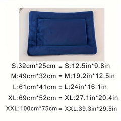 Red Double Sided Pet Mat Dirt Resistant Soft Warm Cat Sleep Mat