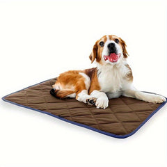 Self Warming Dog Cat Bed Non Slip Mat Extra Warm Thermal Pet Pad Indoor Outdoor