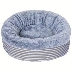 Warm Cat Bed House Round Cats Bed Sleeping Mat Plush Semi enclosed Cat Nest