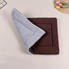 Brown Double Sided Pet Mat - Durable & Soft Cat Litter Mat