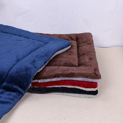 Brown Double Sided Pet Mat - Durable & Soft Cat Litter Mat