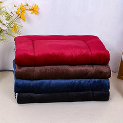 Brown Double Sided Pet Mat - Durable & Soft Cat Litter Mat