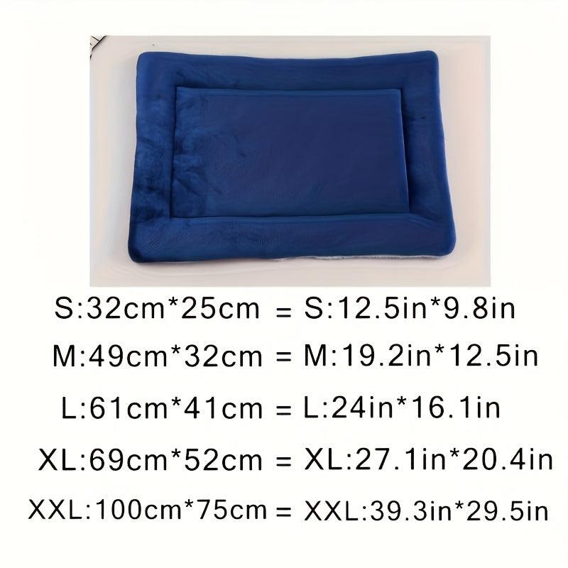 Brown Double Sided Pet Mat - Durable & Soft Cat Litter Mat