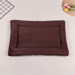 Brown Double Sided Pet Mat - Durable & Soft Cat Litter Mat